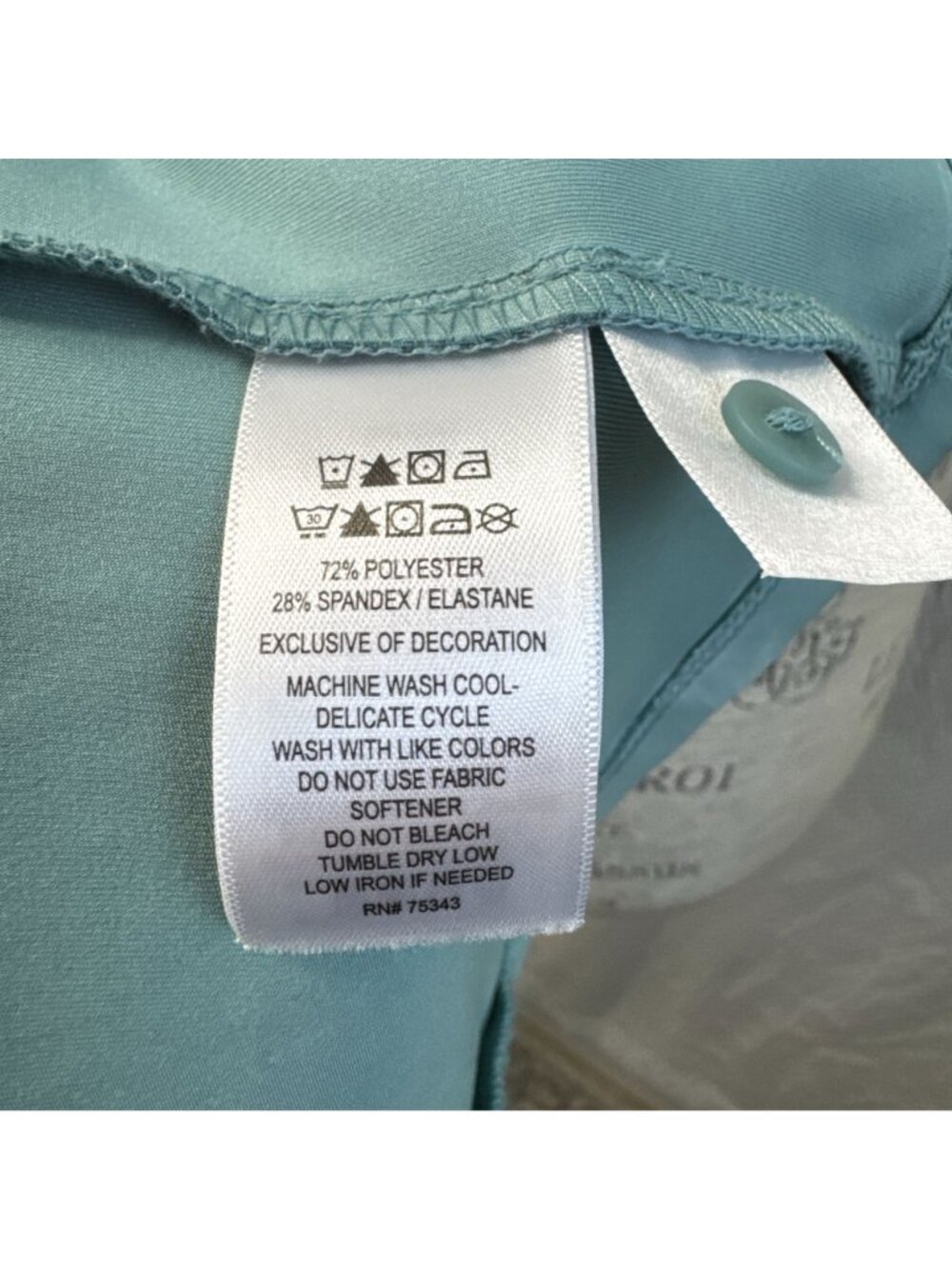 Tommy Bahama Golf Tennis Dress Aqua Blue Sleeveless Polo Stretch Size M - Picture 8 of 8